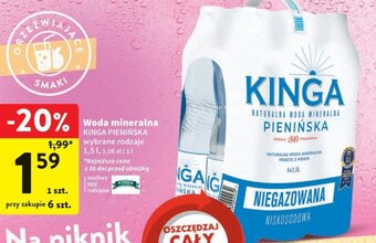 Intermarche Woda mineralna KINGA PIENIŃSKA 1,5l oferta