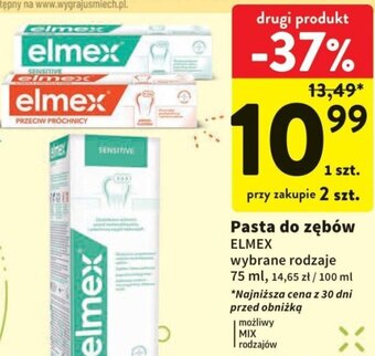 Intermarche Pasta do zębów ELMEX 75ml oferta