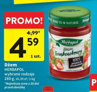 Intermarche Dżem HERBAPOL 280 g oferta