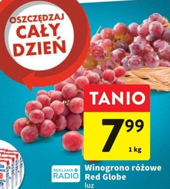 Intermarche Winogrono różowe Red Globe 1kg oferta