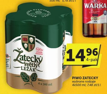 Groszek PIWO ZATECKY 4x500 ml oferta