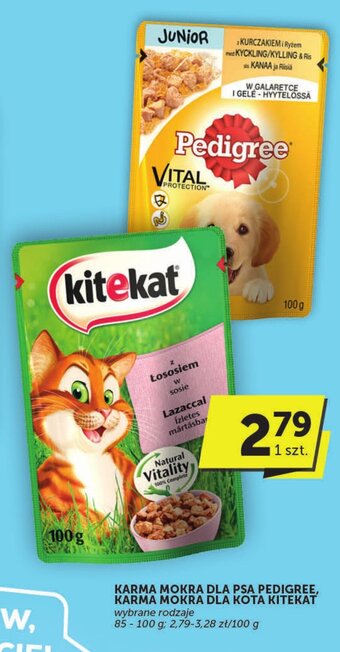 KARMA MOKRA DLA PSA PEDIGREE, KARMA MOKRA DLA KOTA KITEKAT 85-100 g