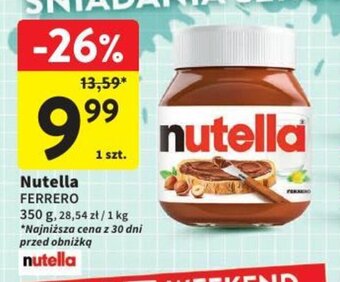 Intermarche Nutella 350 g oferta