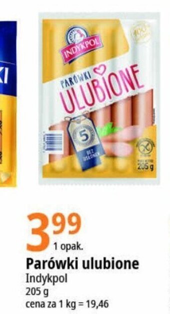 E.Leclerc Parówki ulubione Indykpol 205g oferta
