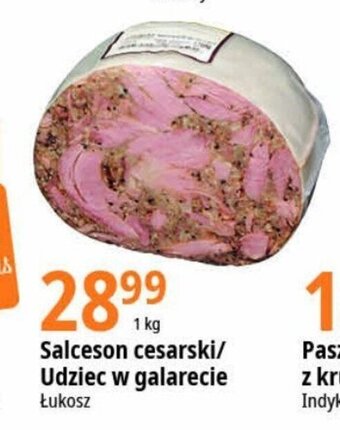 E.Leclerc Salceson cesarski/ Udziec w galarecie Łukosz 1kg oferta