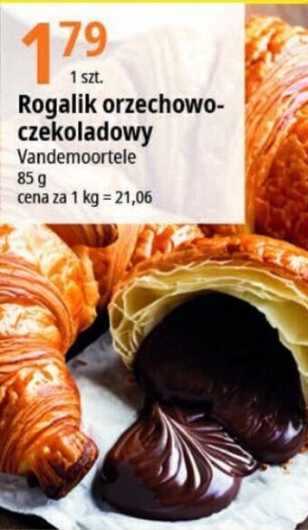 E.Leclerc Rogalik orzechowo-czekoladowy Vandemoortele 85g oferta