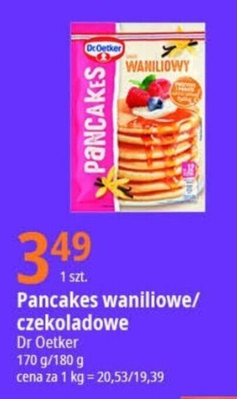 E.Leclerc Pancakes waniliowe/ czekoladowe Dr Oetker 170/180g oferta