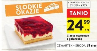 Intermarche Ciasto owocowe z galaretką 1 kg oferta