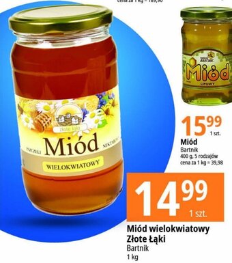 E.Leclerc Miód wielokwiatowy Złote Łąki Bartnik 1 kg oferta