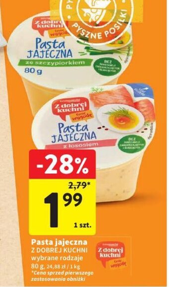 Intermarche Pasta jajeczna 80 g oferta