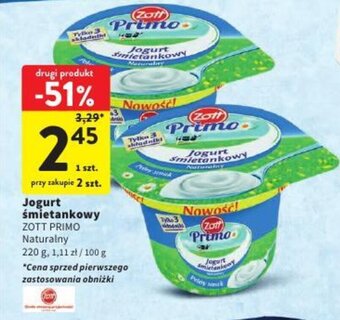 Intermarche Jogurt śmietankowy 220 g oferta