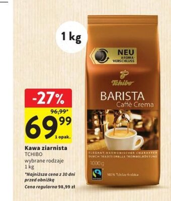 Intermarche Kawa ziarnista 1 kg oferta