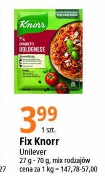 E.Leclerc Fix Knorr Unilever 27-70g oferta