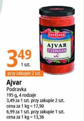 E.Leclerc Ajvar Podravka 195g oferta