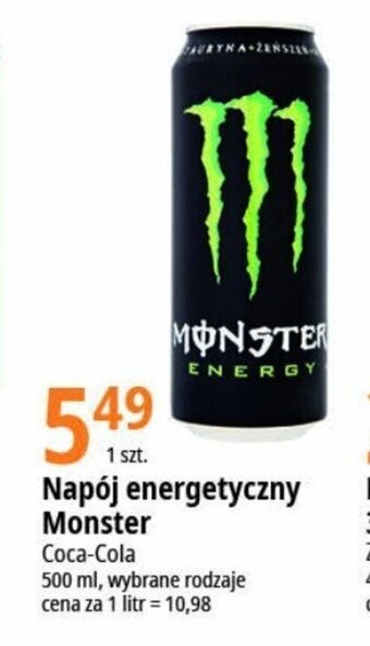 E.Leclerc Napój energetyczny Monster Coca-Cola 500ml oferta