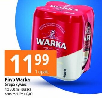 E.Leclerc Piwo Warka Grupa Żywiec 4x500ml oferta