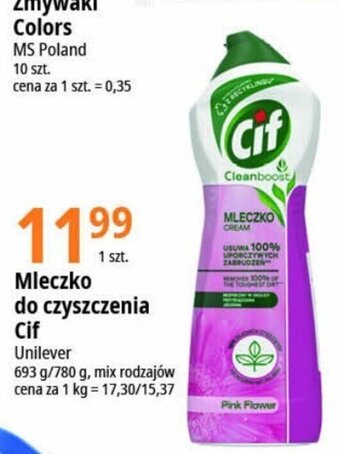 E.Leclerc Mleczko do czyszczenia Cif Unilever 693/780g oferta