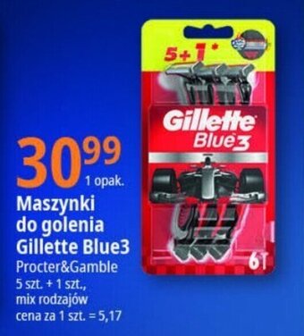 E.Leclerc Maszynki do golenia Gillette Blue3 Procter&Gamble 5+1szt. oferta