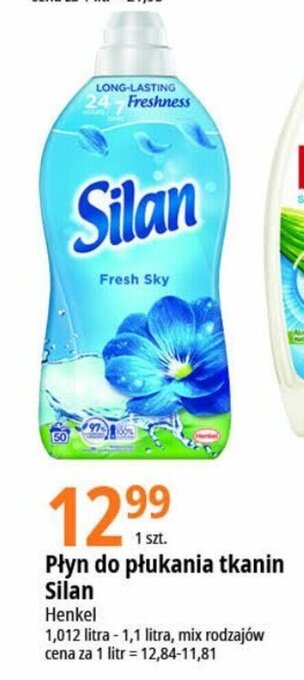 E.Leclerc Płyn do płukania tkanin Silan Henkel 1,012l oferta