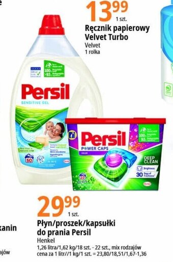 E.Leclerc Płyn/proszek/kapsułki do prania Persil Henkel 1,26l/1,62kg.18szt. oferta
