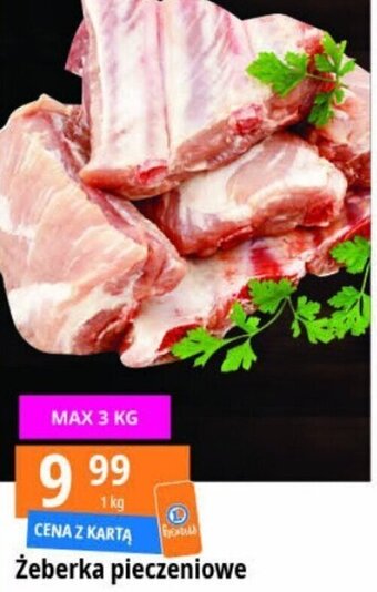 E.Leclerc Żeberka pieczeniowe 1kg oferta