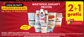 Biedronka WSZYSTKIE JOGURTY FRUVITA oferta