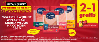 Biedronka WSZYSTKIE WĘDLINY W PLASTRACH KRAINA WĘDLIN NA CO DZIEŃ, 250 G oferta