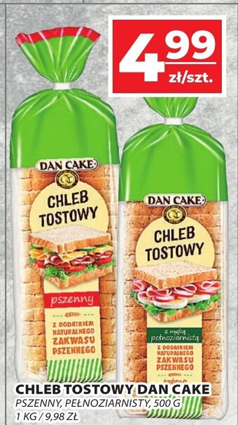 Top Market CHLEB TOSTOWY DAN CAKE 500 G oferta