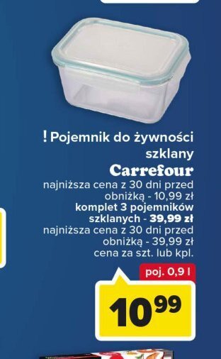 Carrefour Pojemnik żaroodporny 900 ml oferta