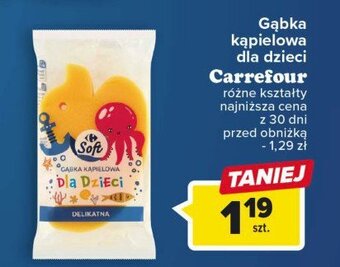 Carrefour Gąbka kąpielowa dla dzieci oferta