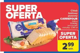 Carrefour Chleb tostowy pszenny oferta