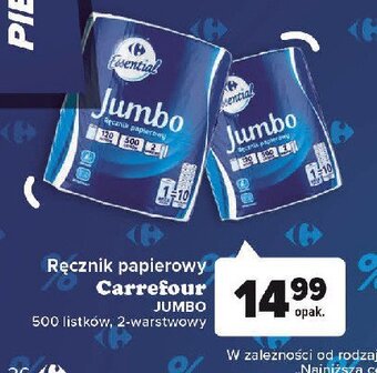 Carrefour Ręcznik papierowy jumbo oferta