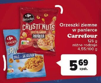 Carrefour Orzeszki w panierce solone oferta