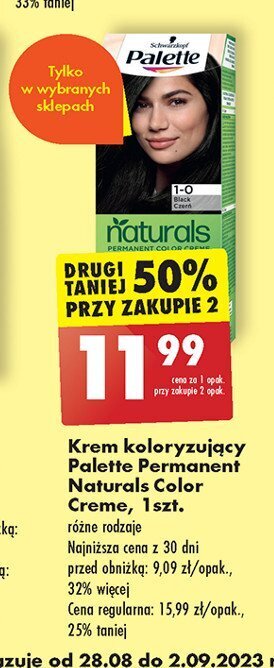 Biedronka Farba do włosów 1-0 oferta