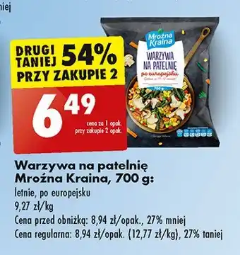 Biedronka Warzywa na patelnię letnie oferta