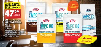 Biedronka Odżywka białkowa wpc 80 oferta