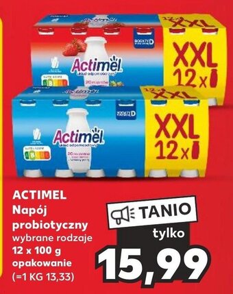 Kaufland ACTIMEL Napój probiotyczny 12 x 100 g oferta