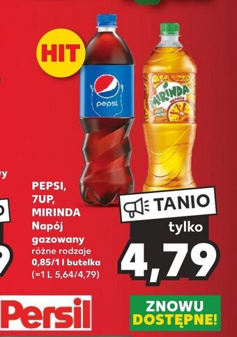 Kaufland PEPSI, 7UP, MIRINDA Napój gazowany 0,85/1 l oferta