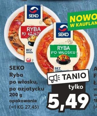 Kaufland SEKO Ryba po włosku, po azjatycku 200 g oferta