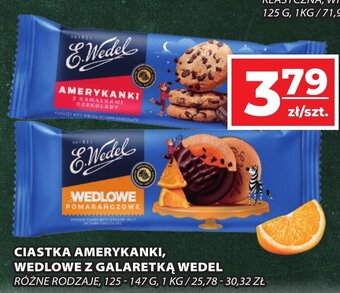 Top Market CIASTKA AMERYKANKI, WEDLOWE Z GALARETKĄ WEDEL 125-147 G oferta