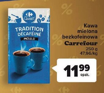 Carrefour Market Kawa bezkofeinowa mielona oferta
