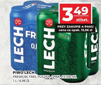 Top Market PIWO LECH 4X500ML oferta