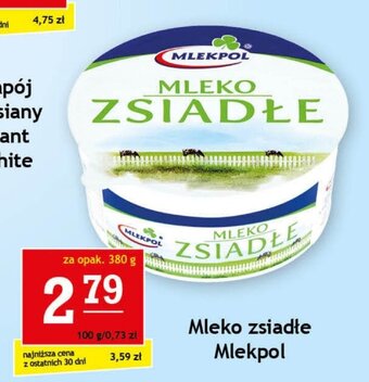 Gram Market Mleko zsiadłe Mlekpol 380g oferta