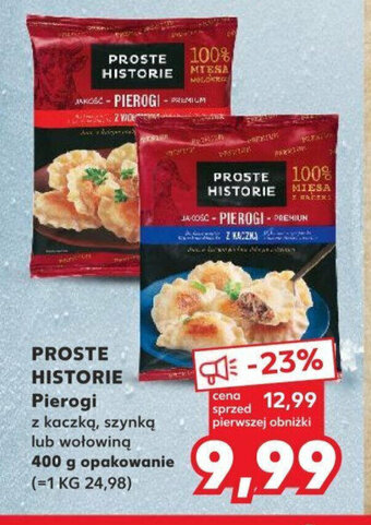Kaufland PROSTE HISTORIE Pierogi 400 g oferta