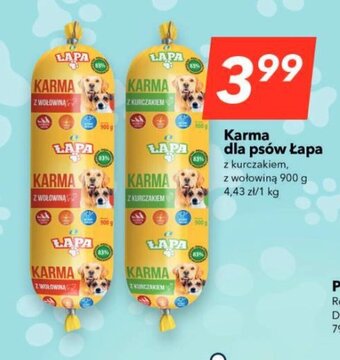 Lewiatan Karma dla psów Łapa 900g oferta