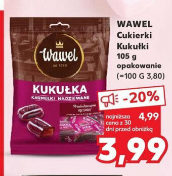 Kaufland WAWEL Cukierki Kukułki 105 g oferta