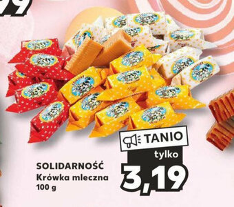 Kaufland SOLIDARNOŚĆ Krówka mleczna 100 g oferta