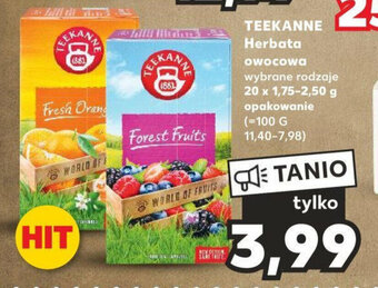 Kaufland TEEKANNE Herbata 20 x 1,75-2,50 g oferta