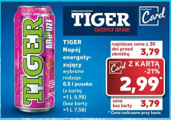 Kaufland TIGER Napój energetyzujący 0,5 l oferta
