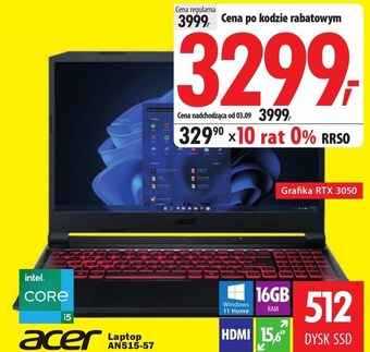 Media Expert Laptop acer oferta